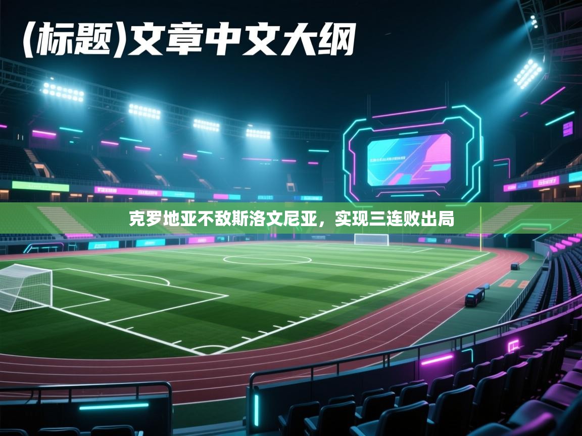 克罗地亚不敌斯洛文尼亚，实现三连败出局  第2张